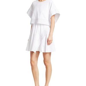 3.1 Phillip Lim Poplin Box Cropped Top Dress